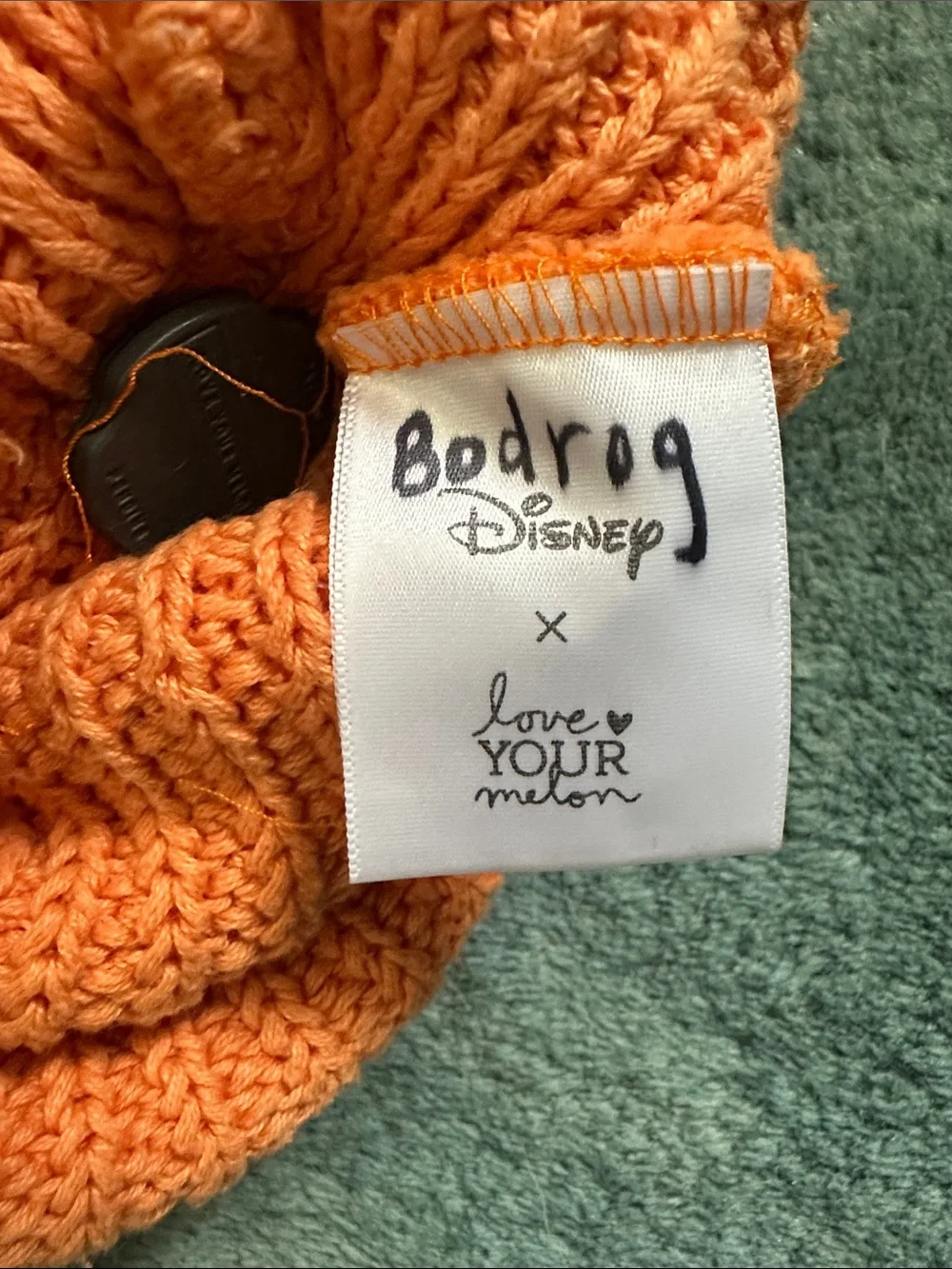 Love Your Melon Kids Pom Pom Tiger  Beanie Hat